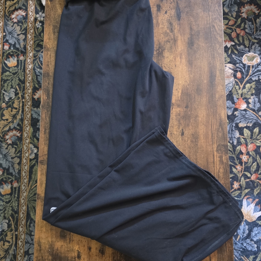 Fabletics Black Wide Leg Lounge Pants - Picture 3 of 6